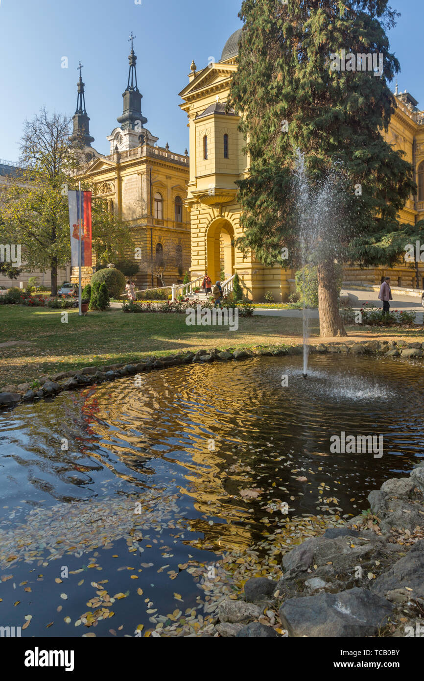 SREMSKI KARLOVCI, VOJVODINA, SERBIA - NOVEMBER 11, 2018: Patriarch's Palace in town of Srijemski Karlovci, Vojvodina, Serbia Stock Photo