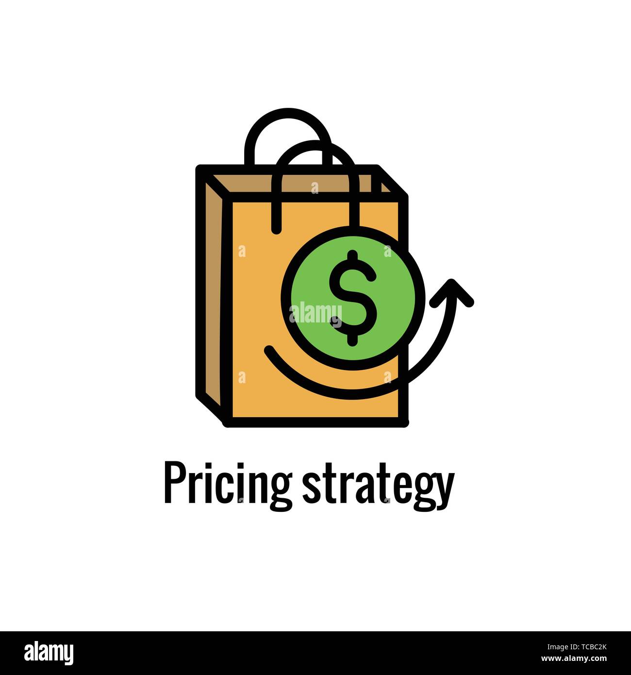 Competitive Pricing Icon Showing An Aspect Pricing Growth