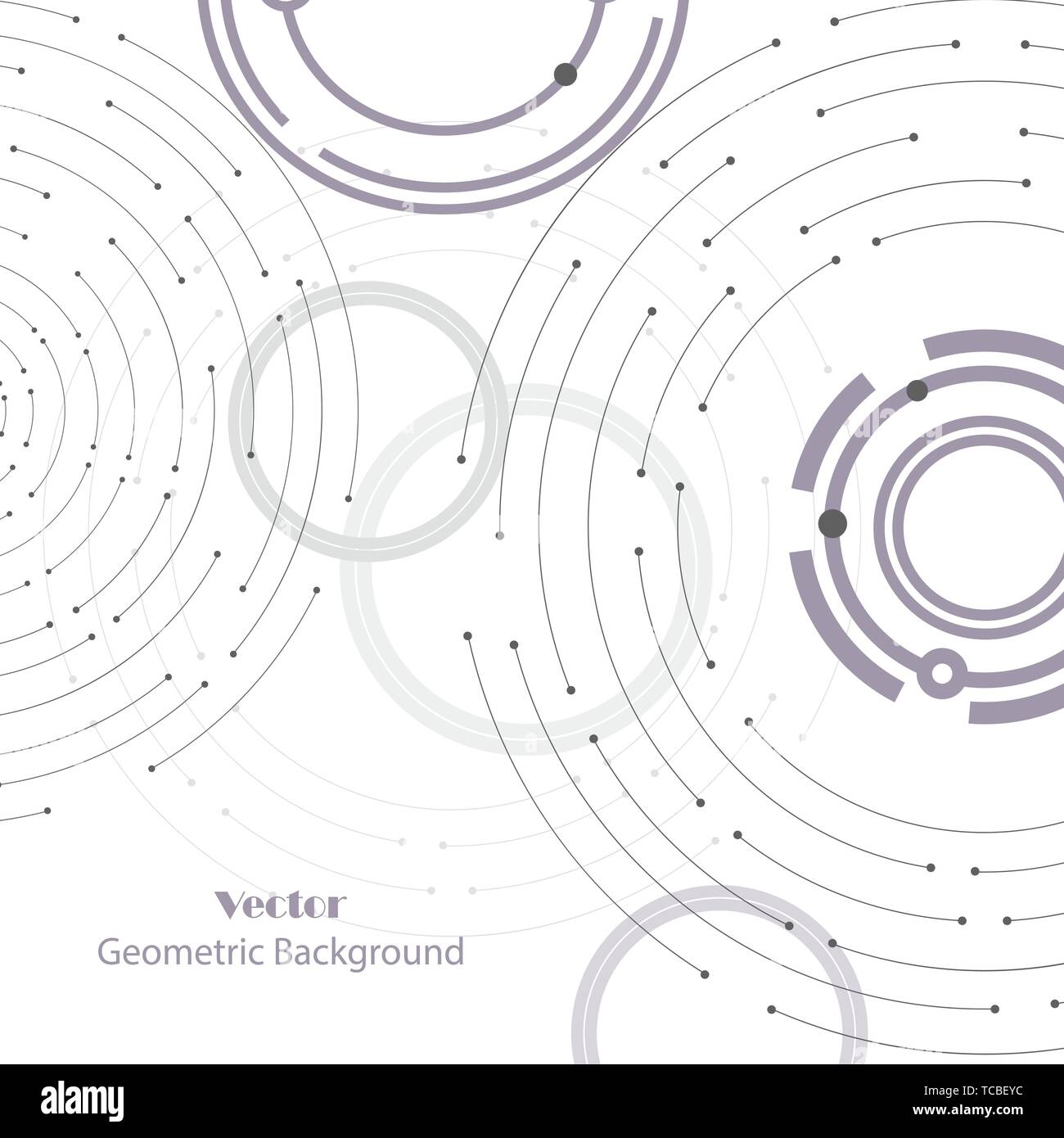 Geometric pattern with connected lines and dots Stock Vector Image ...