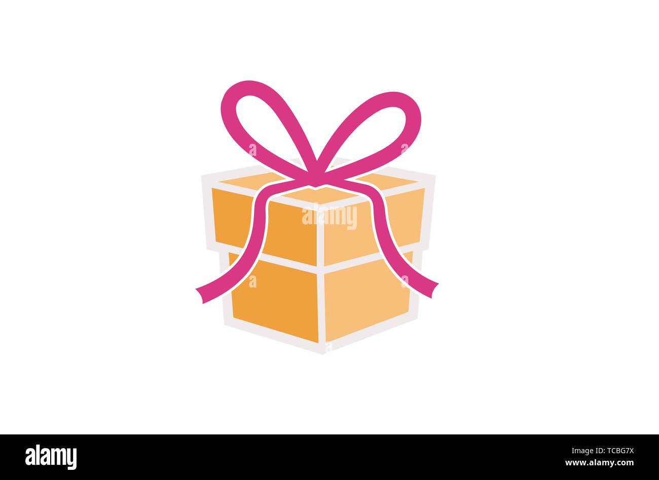 Creative Gift Box logo Vector Symbol Design Illustration Stock Vector Image  & Art - Alamy