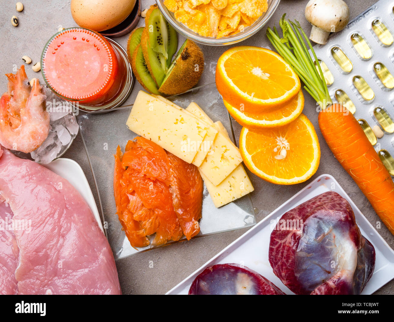 Foods rich in vitamin d hires stock photography and images Alamy