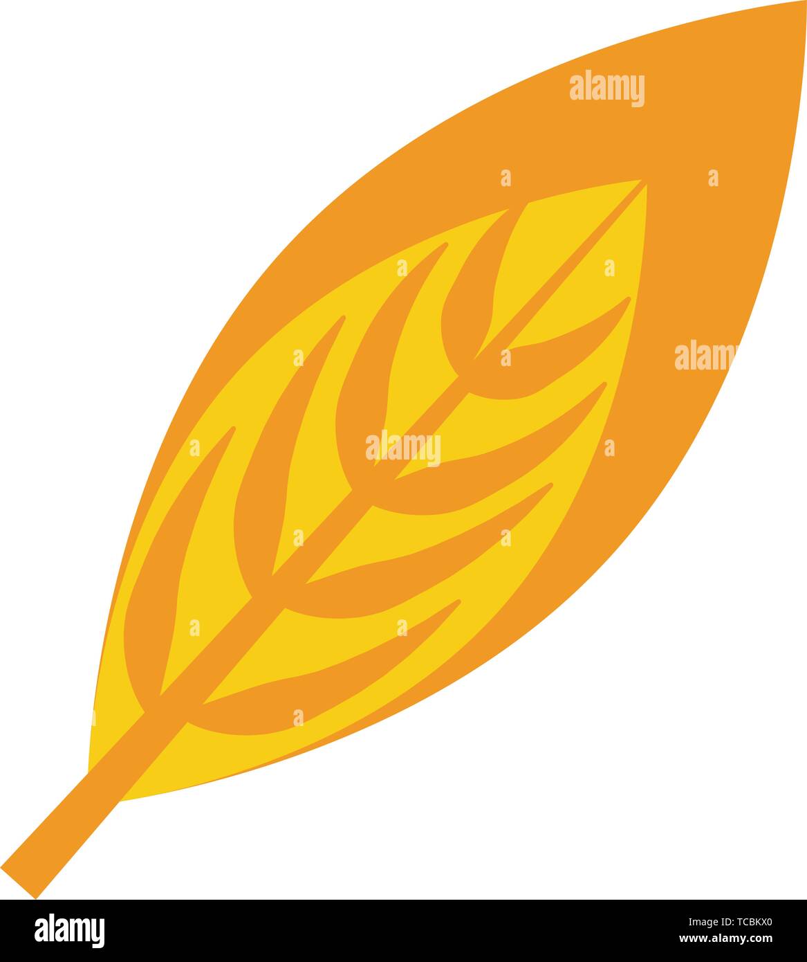 ecology leaf plant icon vector illustration Stock Vector Image & Art ...