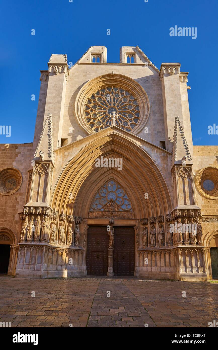 Tarragona Cathedral basilica in Catalonia of Spain Stock Photo Alamy