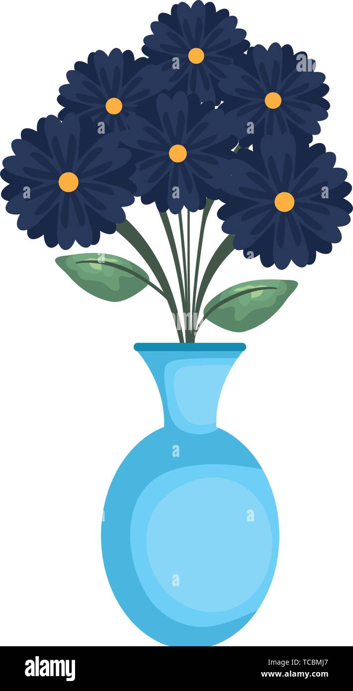 vase with flowers icon vector illustration Stock Vector Image & Art - Alamy