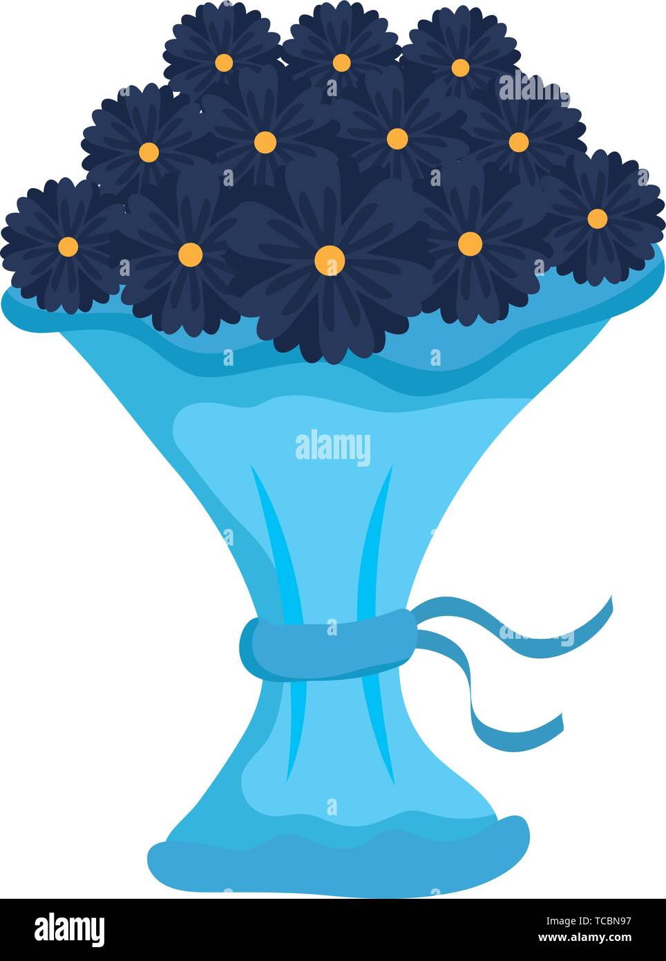 bouquet of flowers icon vector illustration Stock Vector Image & Art ...