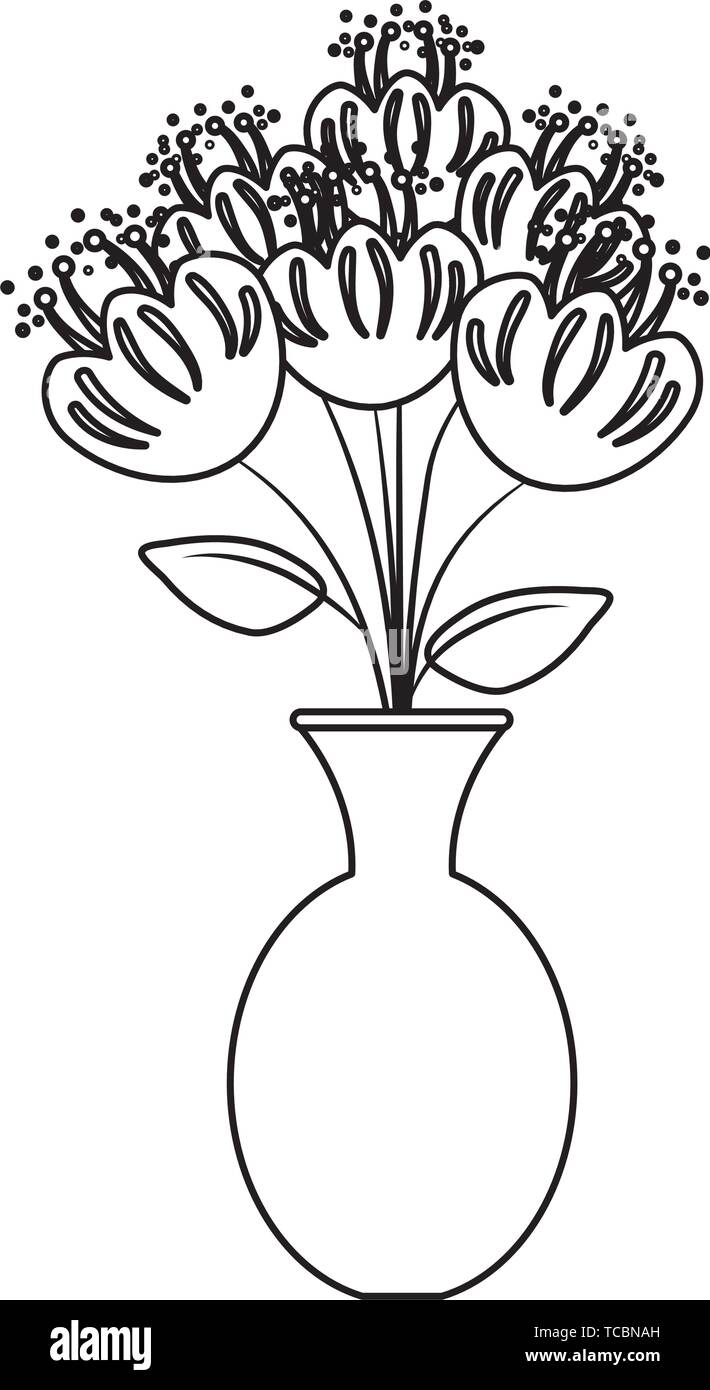vase with roses icon vector illustration Stock Vector Image & Art - Alamy