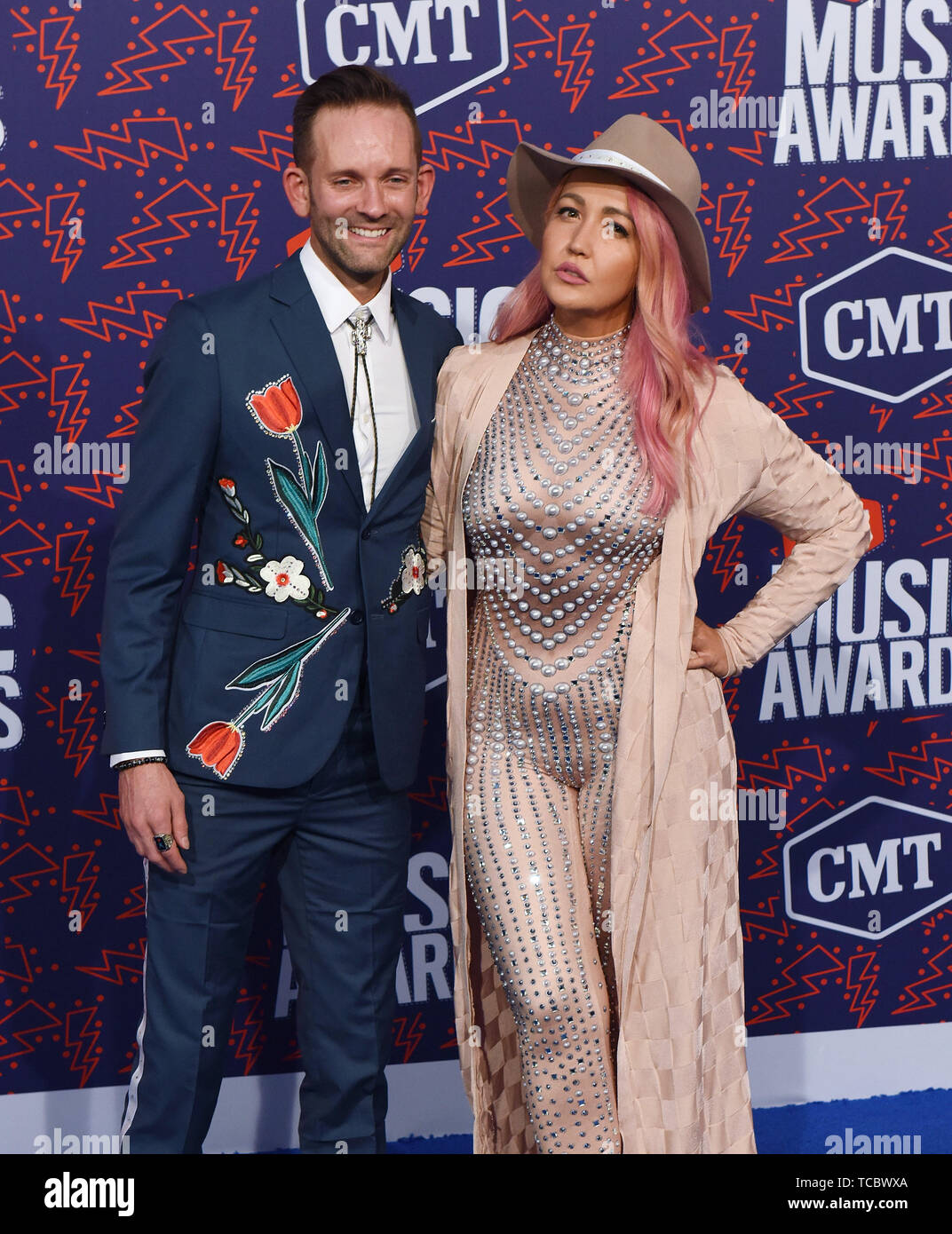 NASHVILLE, TENNESSEE - JUNE 05: Meghan Linsey, Tyler Cain attend the ...
