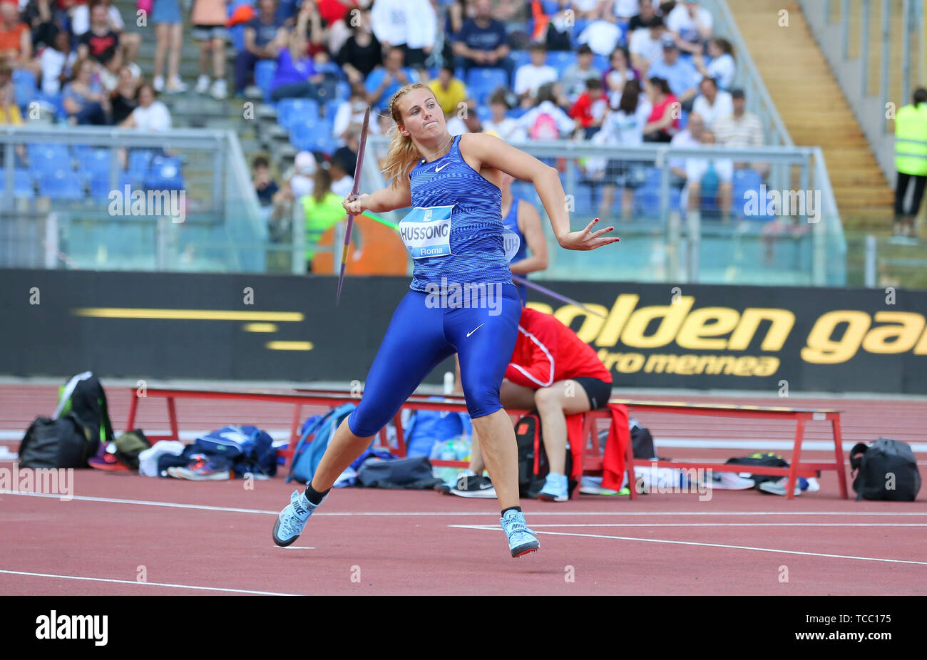 ROME, ITALY JUN 06 Christin Hussong of Germany competes in the