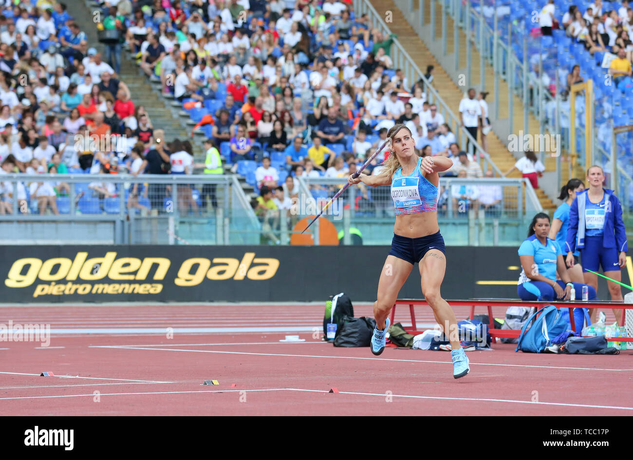 ROME, ITALY JUN 06 Nikola Ogrodnikova of Czech Republic competes in