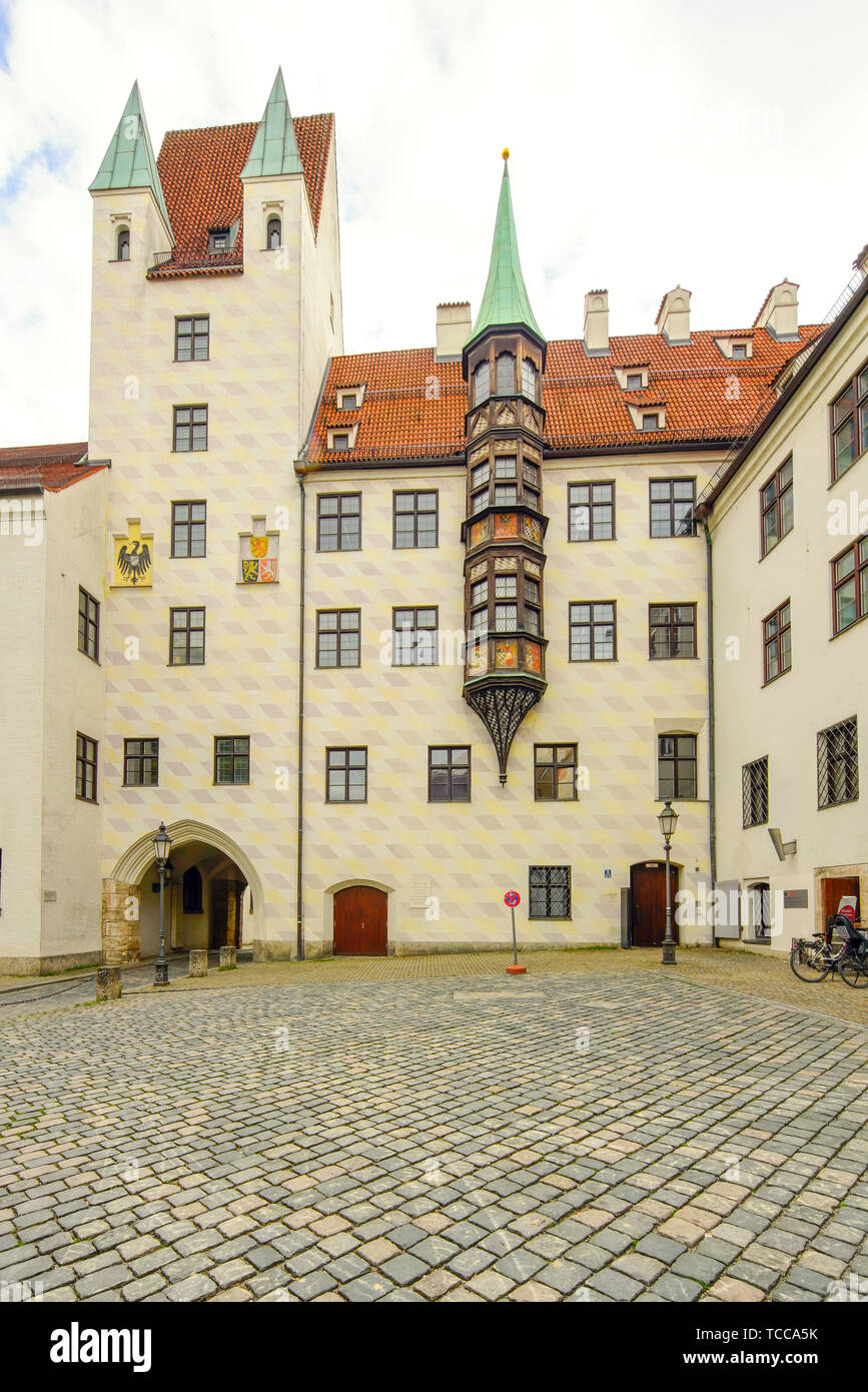 Alter Hof, Munich, Upper Bavaria, Germany Stock Photo - Alamy