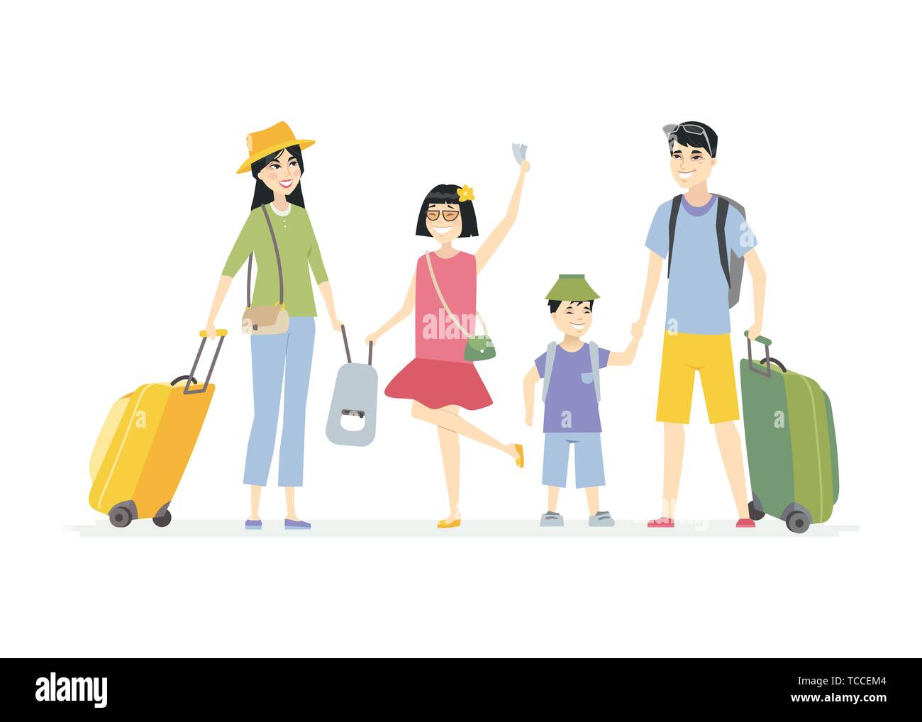 Going on holiday cartoon hi-res stock photography and images - Alamy