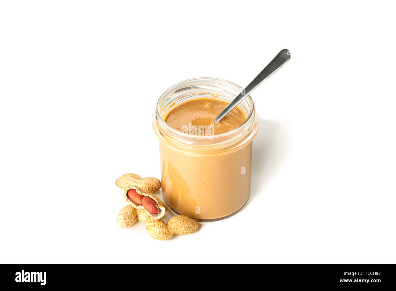 Peanut Butter Jar and Knife Stock Image - Image of small, food: 136329097