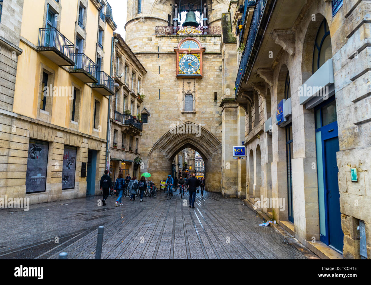 The Grosse Cloche in Bordeaux, France Stock Photo - Alamy