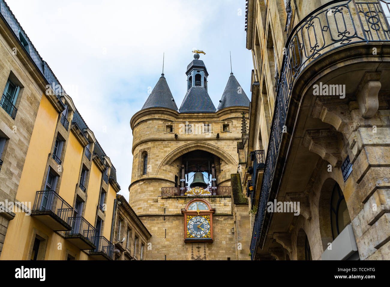 The Grosse Cloche in Bordeaux, France Stock Photo - Alamy