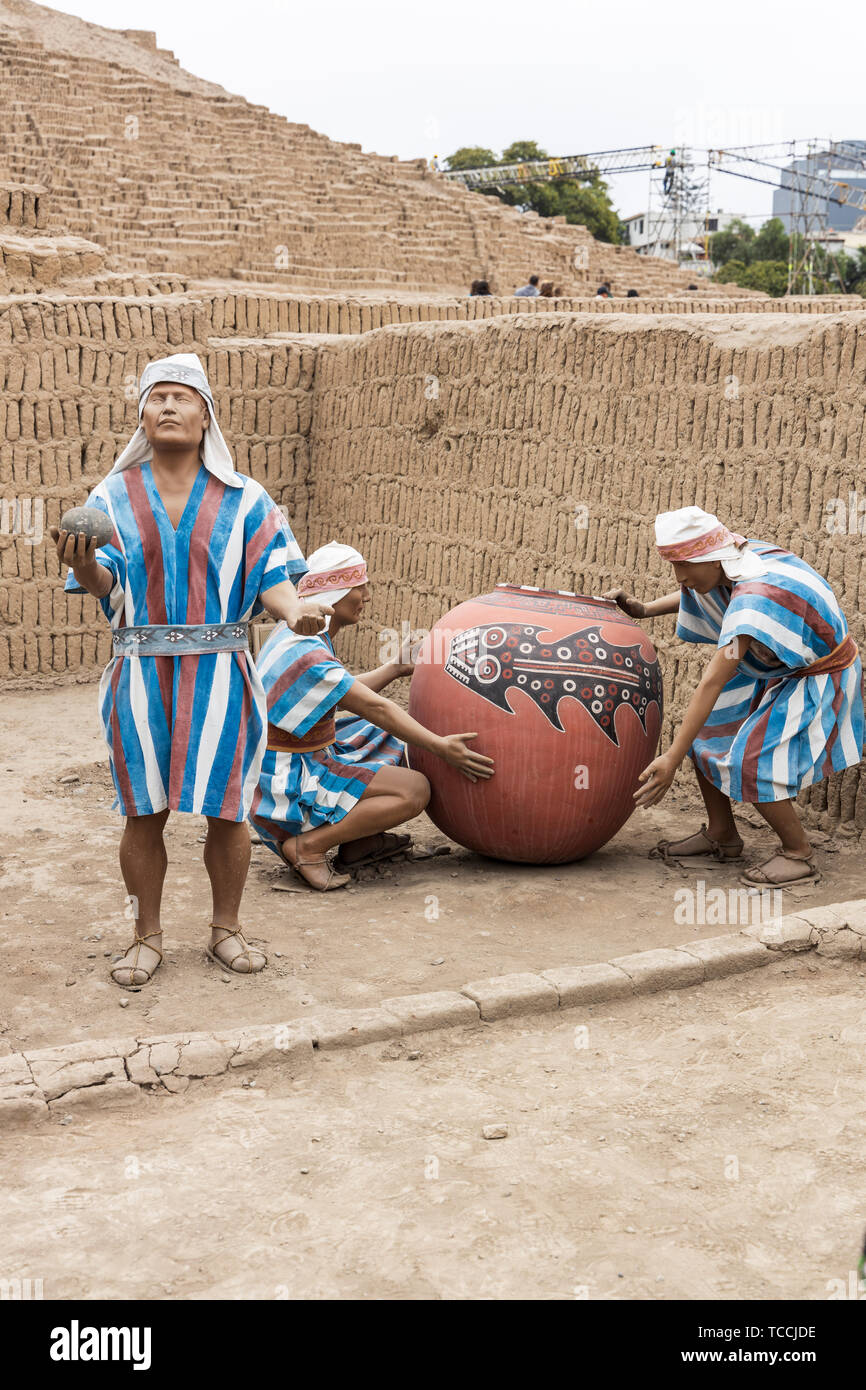 Ancient Lima Culture Pre Inca Pottery High Resolution Stock Photography ...