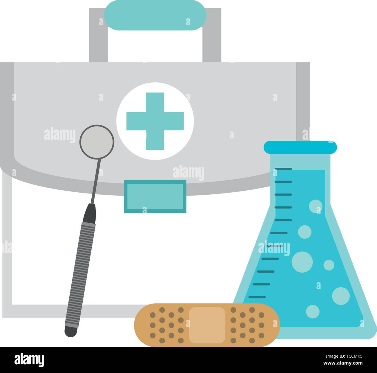 Medical healthcare supplies cartoons isolated Stock Vector Image & Art