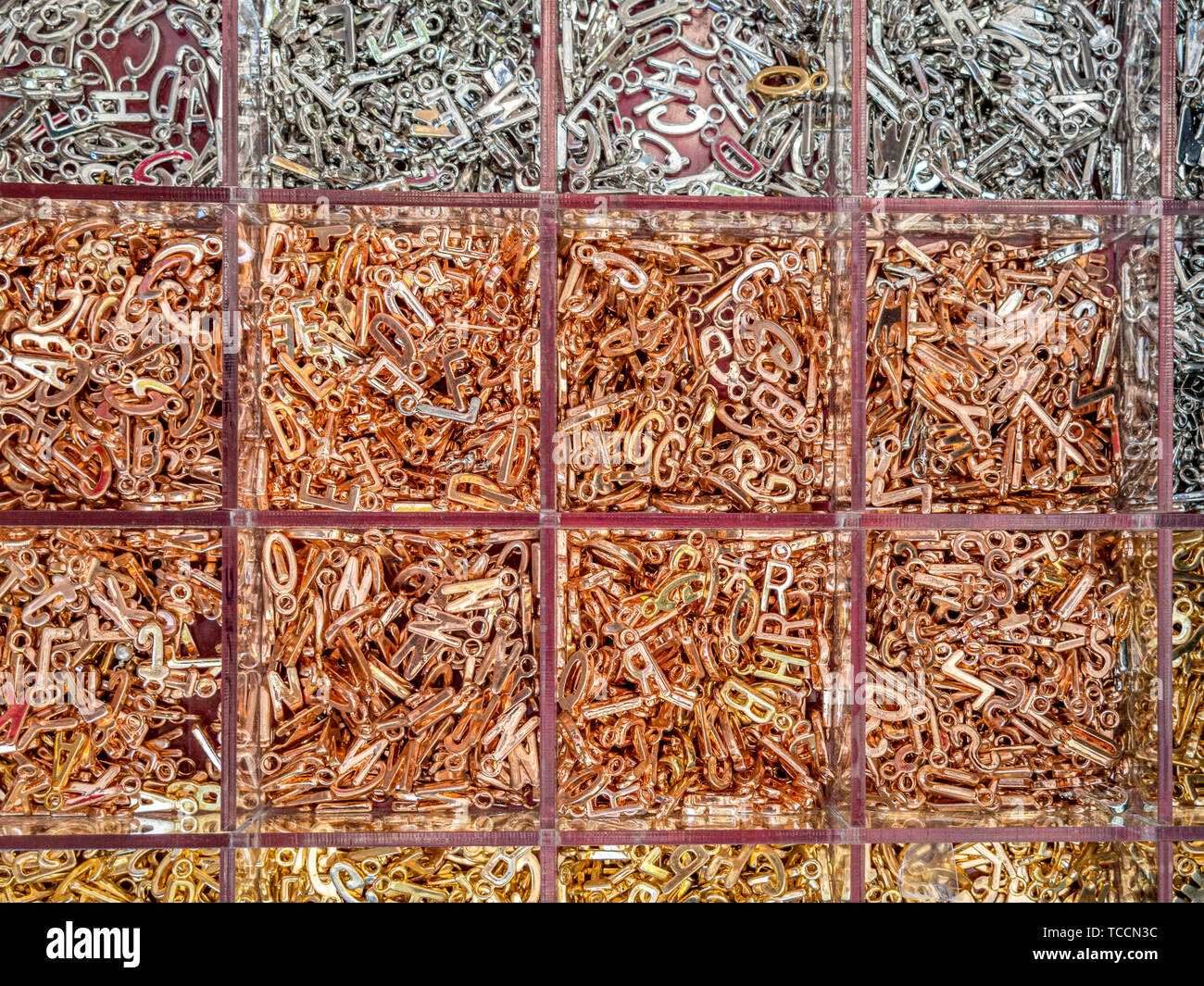 Image of jewellery parts for handmade crafts on a market Stock Photo Alamy