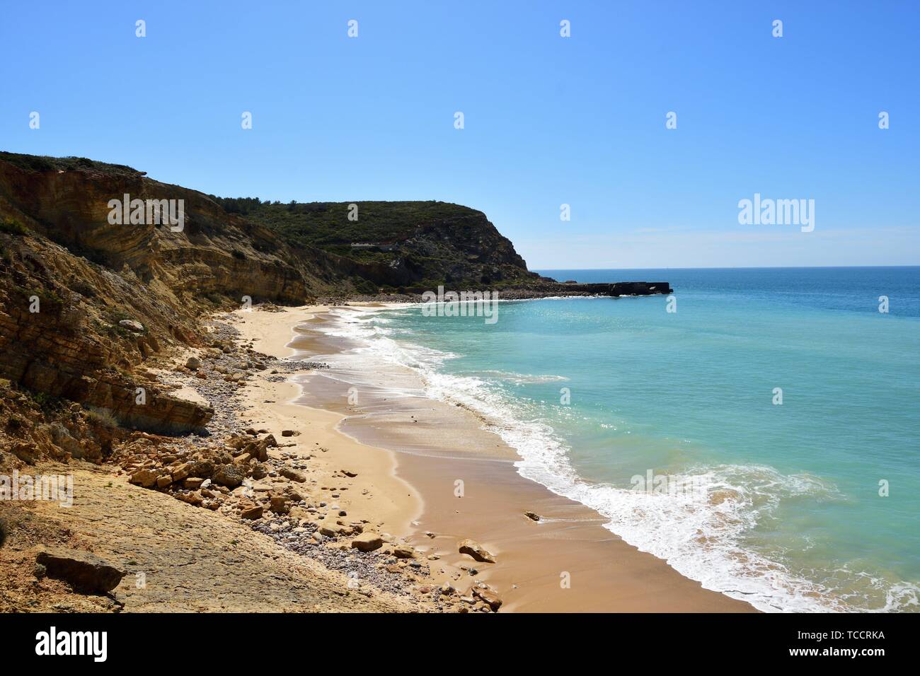 Cabanas Velhas beach, Algarve, Portugal Stock Photo Alamy