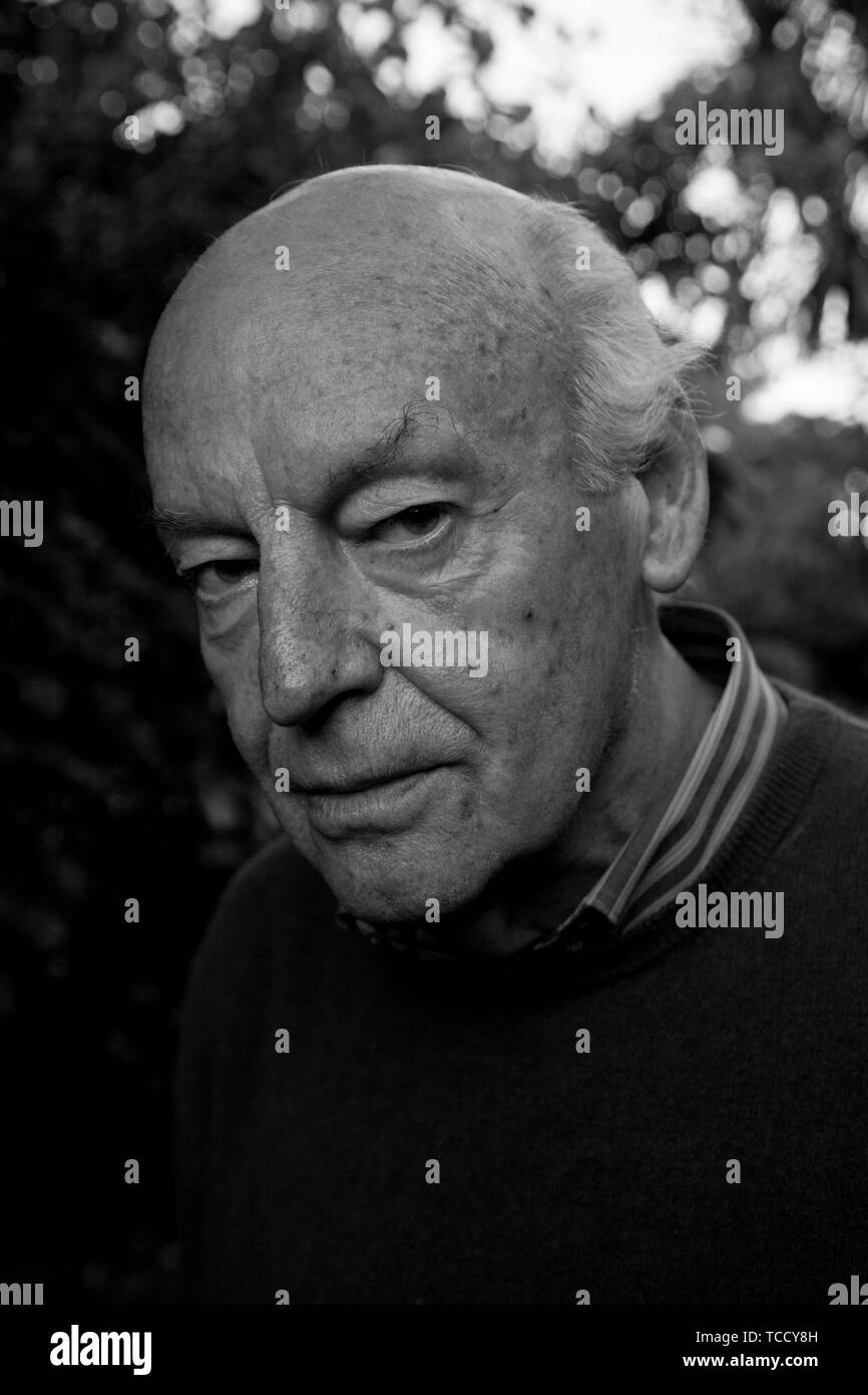 The late Uruguayan writer Eduardo Galeano, author of 'The open veins of Latin America' at home in Montevideo, Uruguay Stock Photo