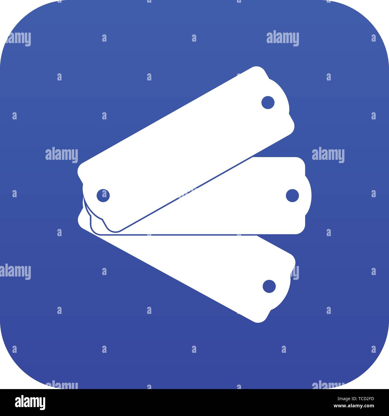 Three tags icon digital blue Stock Vector Image & Art - Alamy