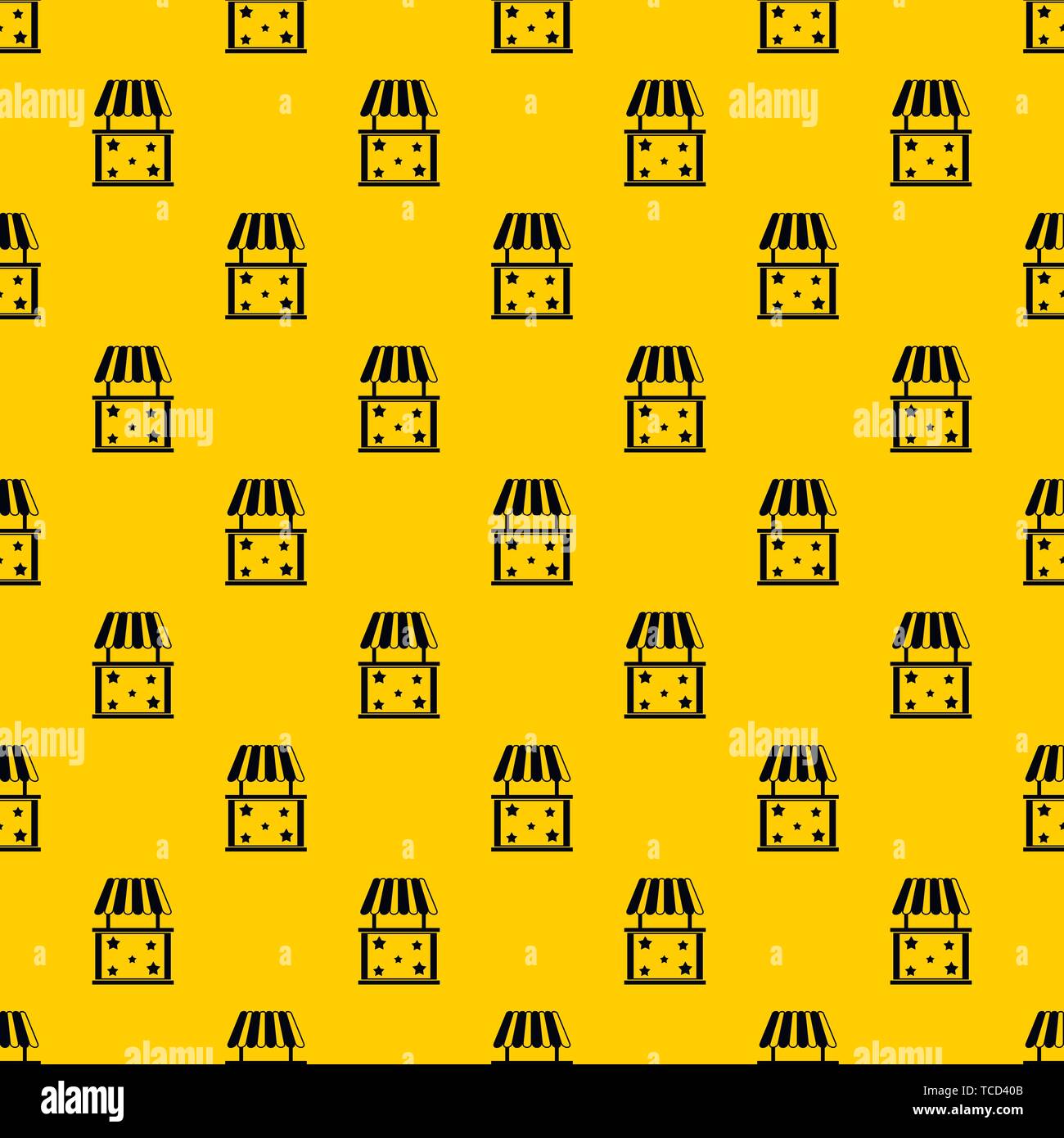 Kiosk pattern vector Stock Vector