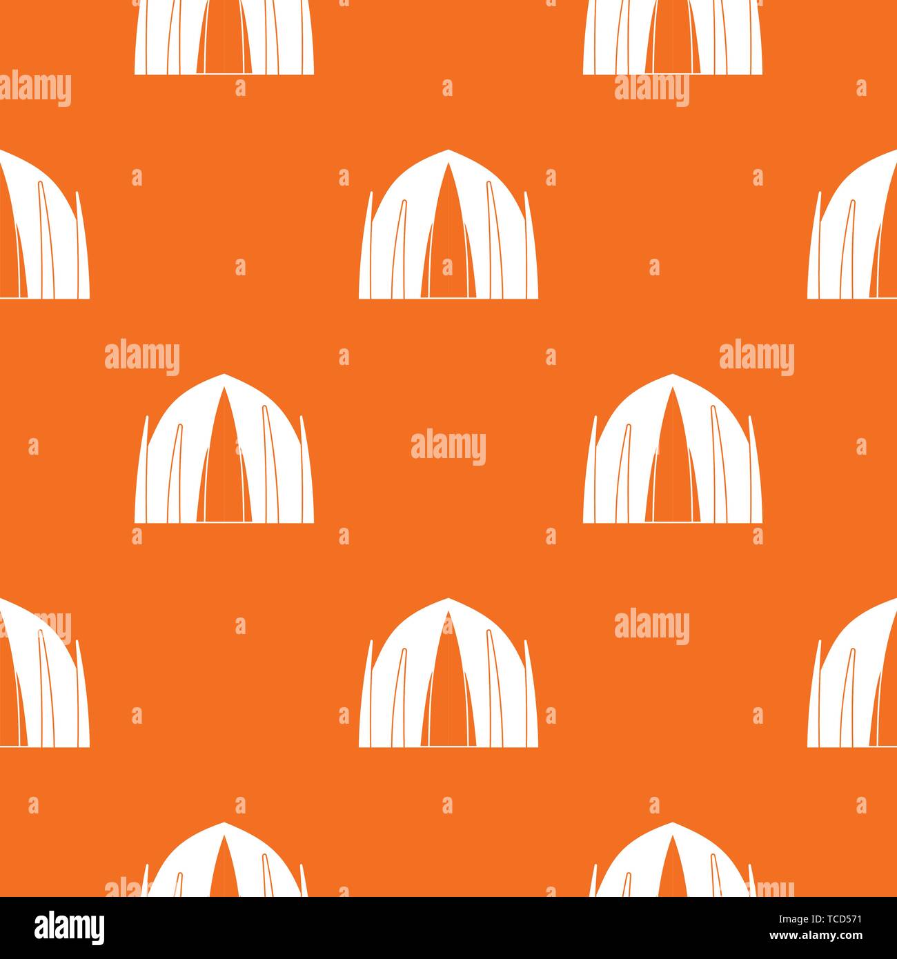 Human house pattern vector orange Stock Vector Image & Art - Alamy