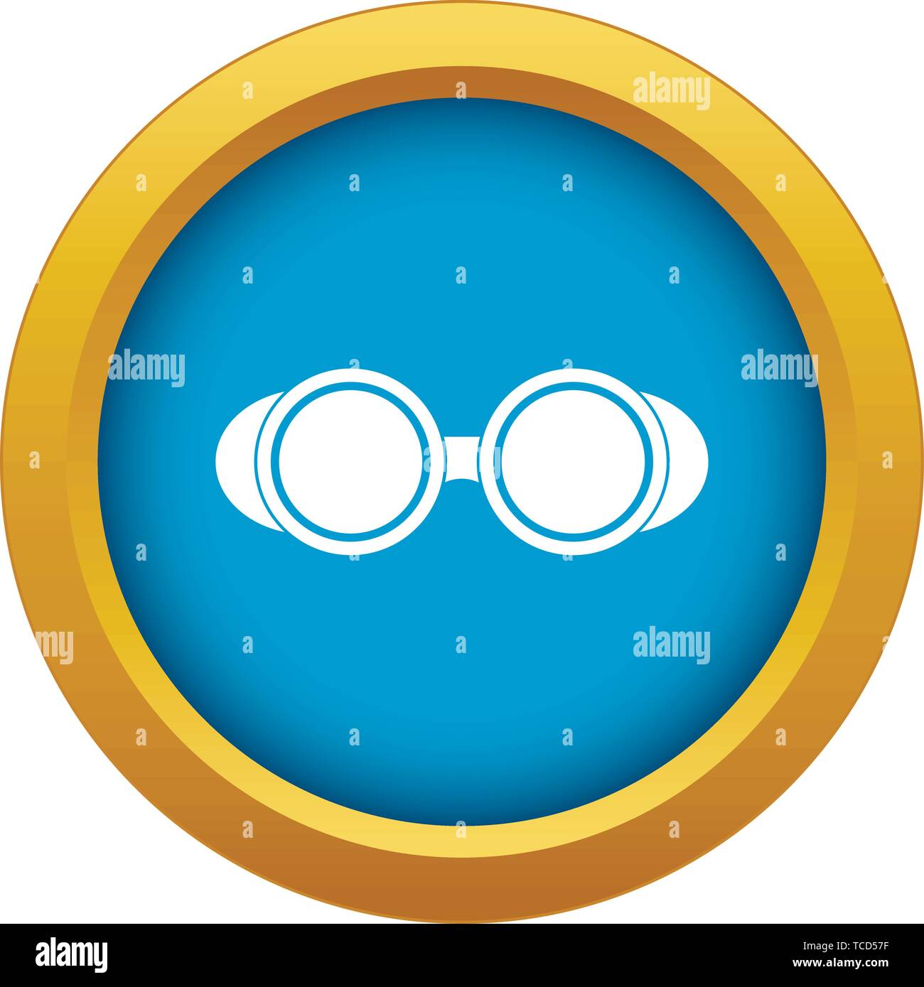 Welding glasses icon blue vector isolated Stock Vector Image & Art Alamy
