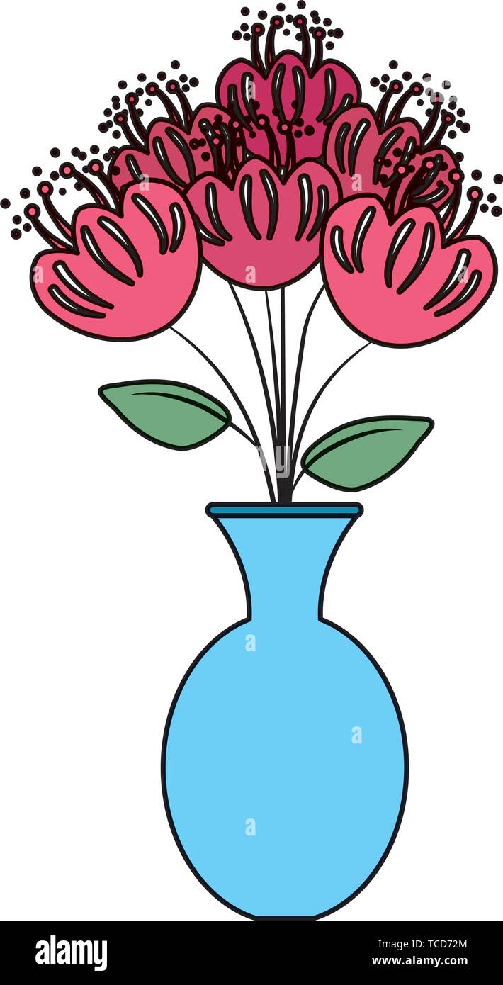vase with roses icon vector illustration Stock Vector Image & Art - Alamy