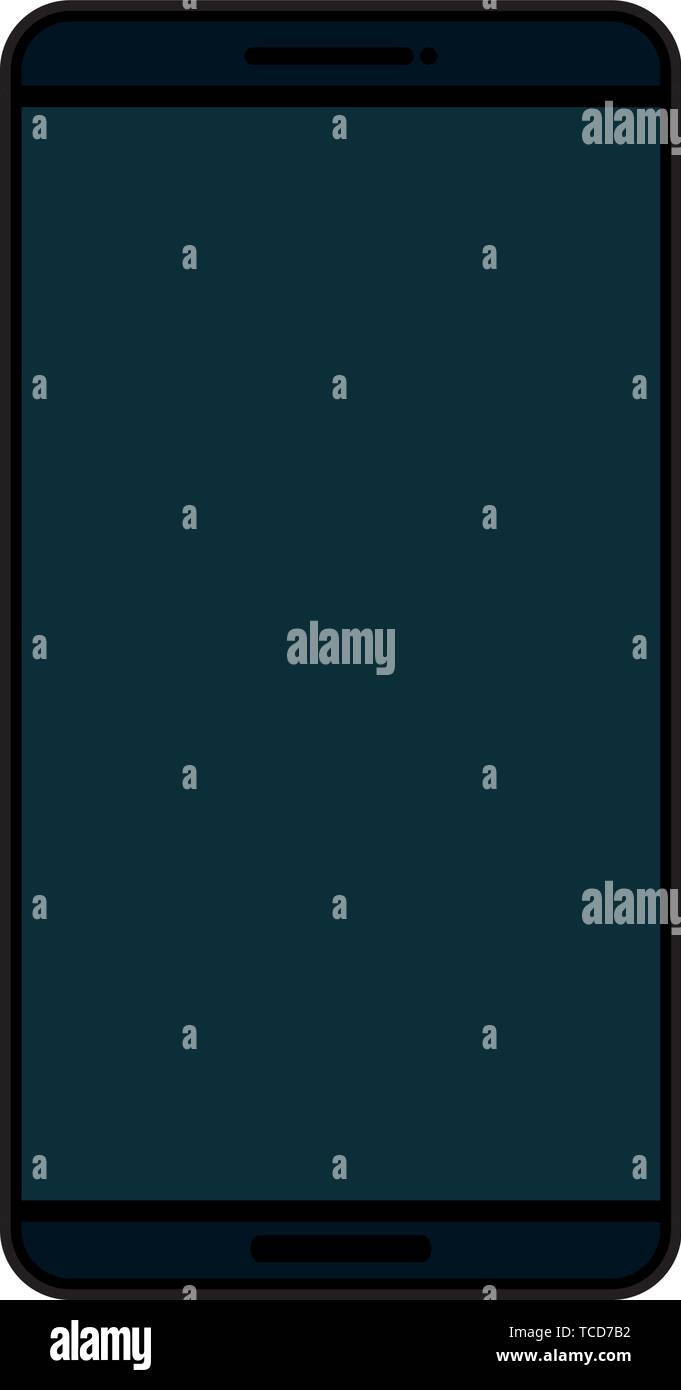 smartphone technology device isolated icon Stock Vector Image & Art - Alamy