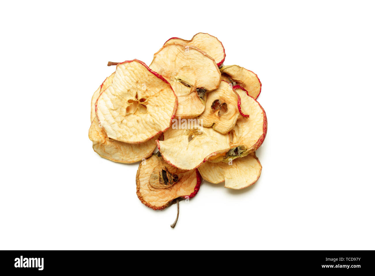 Dried Apple Slices Stock Photo