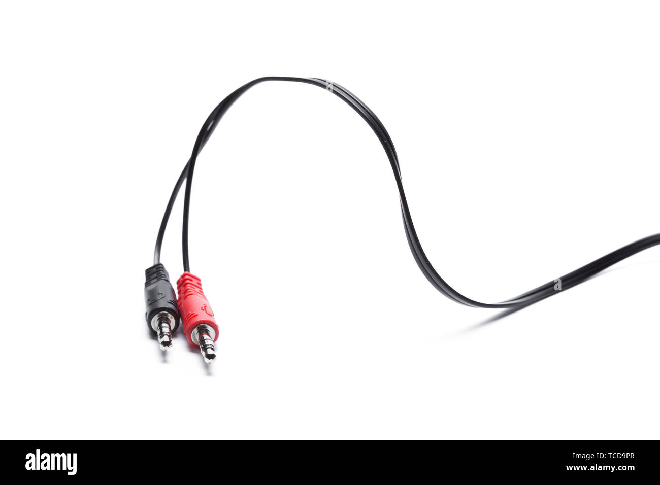 aux cable on the isolated background Stock Photo Alamy