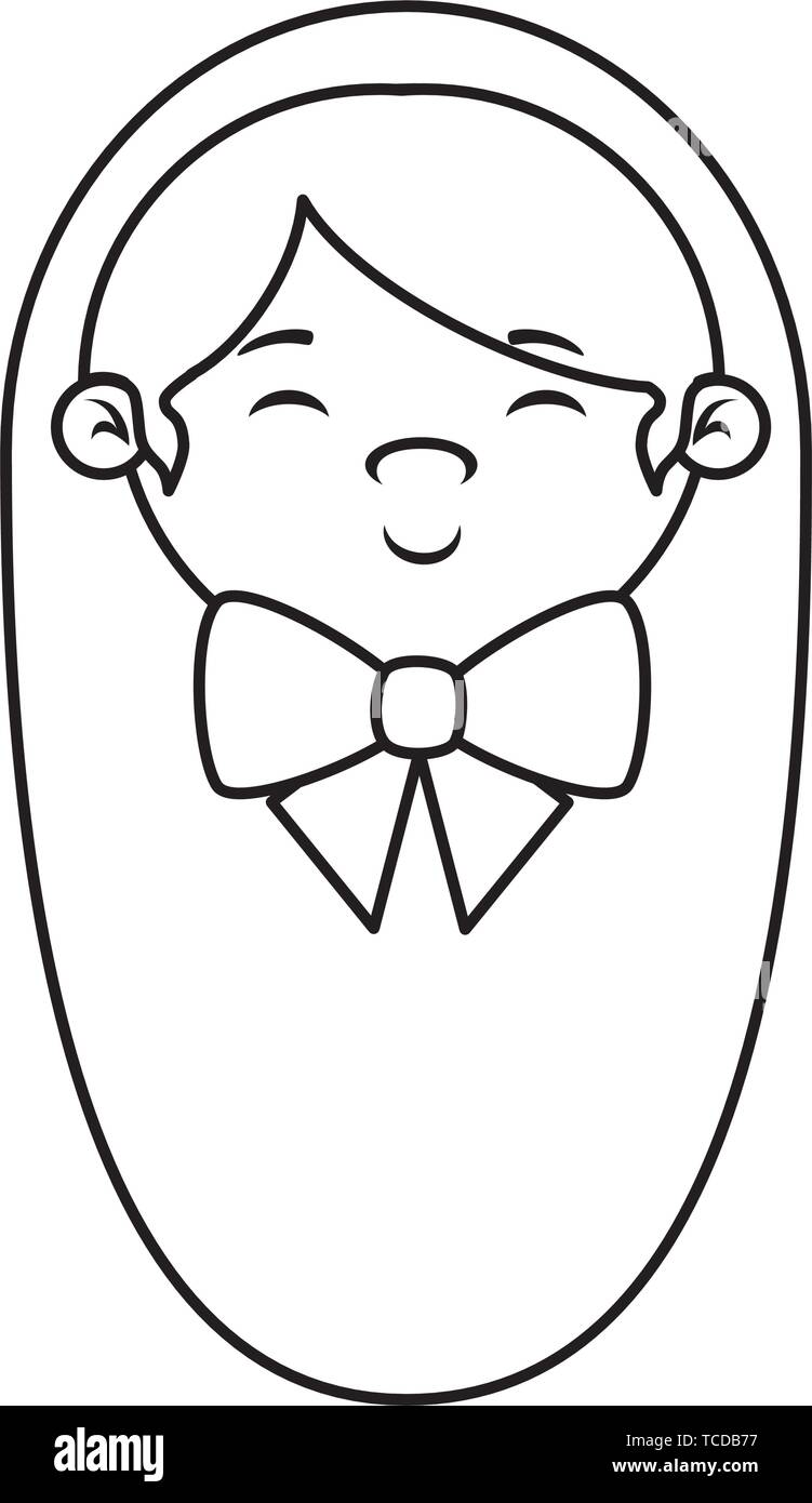 cute little boy baby icon Stock Vector Image & Art - Alamy