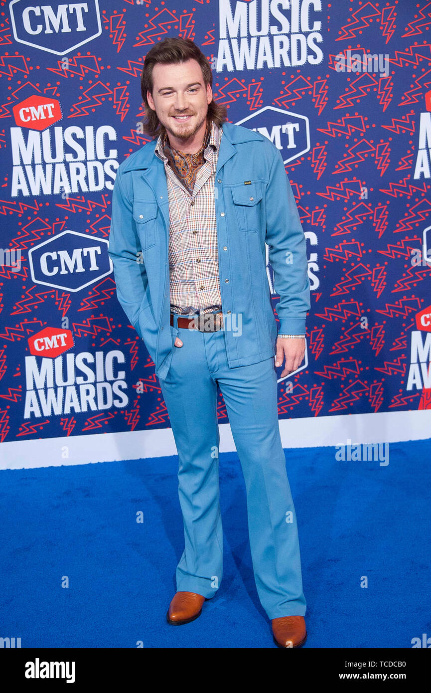 June 5, 2019 Nashville, Tennessee; USA MORGAN WALLEN arrives at the