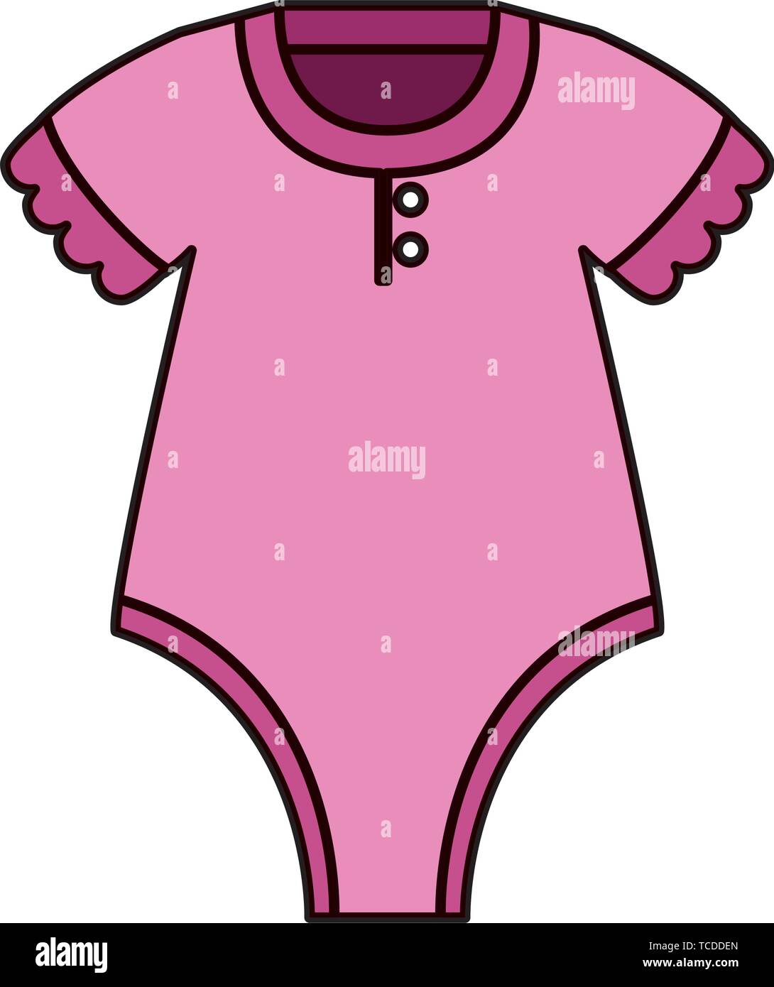cute baby girl clothes icon Stock Vector Image & Art - Alamy