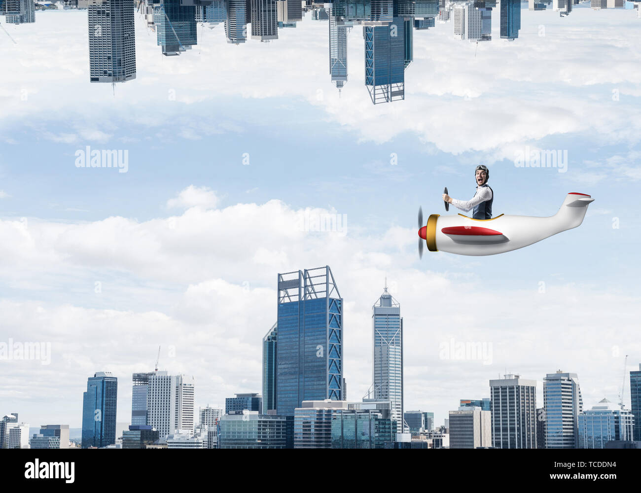 Man sitting upside down hi-res stock photography and images - Alamy