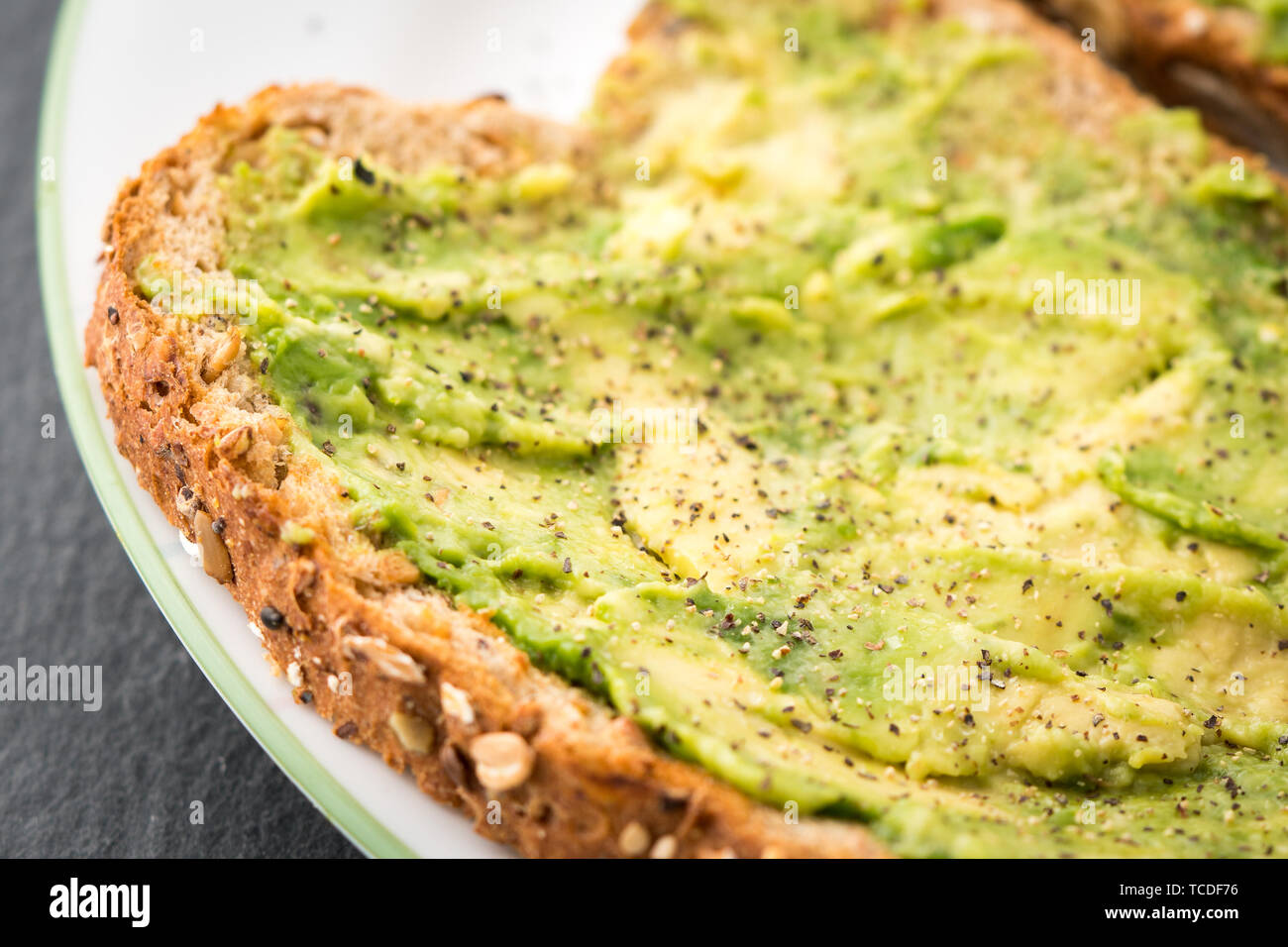 spread avocado toast Stock Photo Alamy