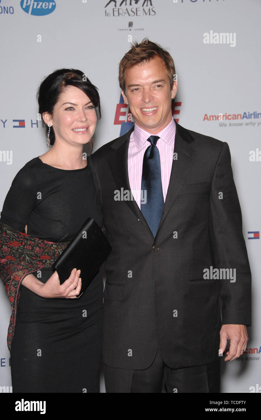 LOS ANGELES, CA. April 13, 2007 Lara Flynn Boyle & husband Donald Ray