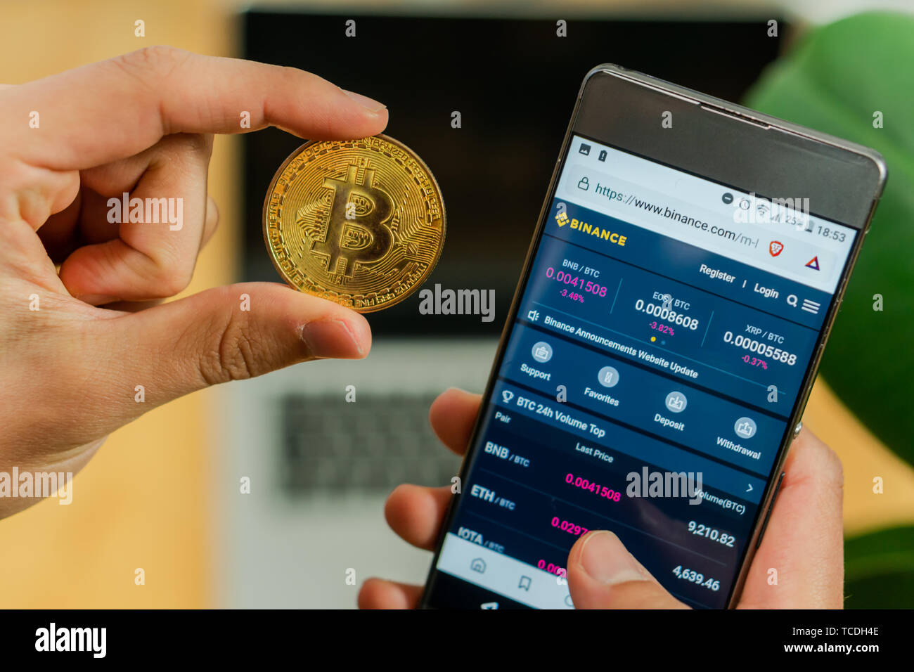 Binance office hi-res stock photography and images - Alamy