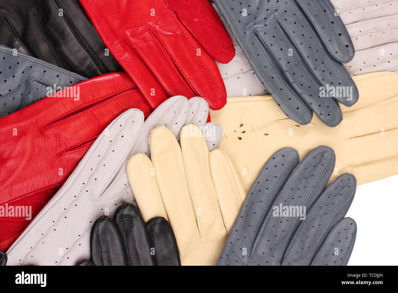 Women leather gloves hi-res stock photography and images - Alamy