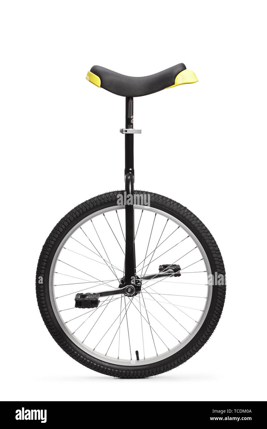 Studio shot of a unicycle isolated on white background Stock Photo Alamy