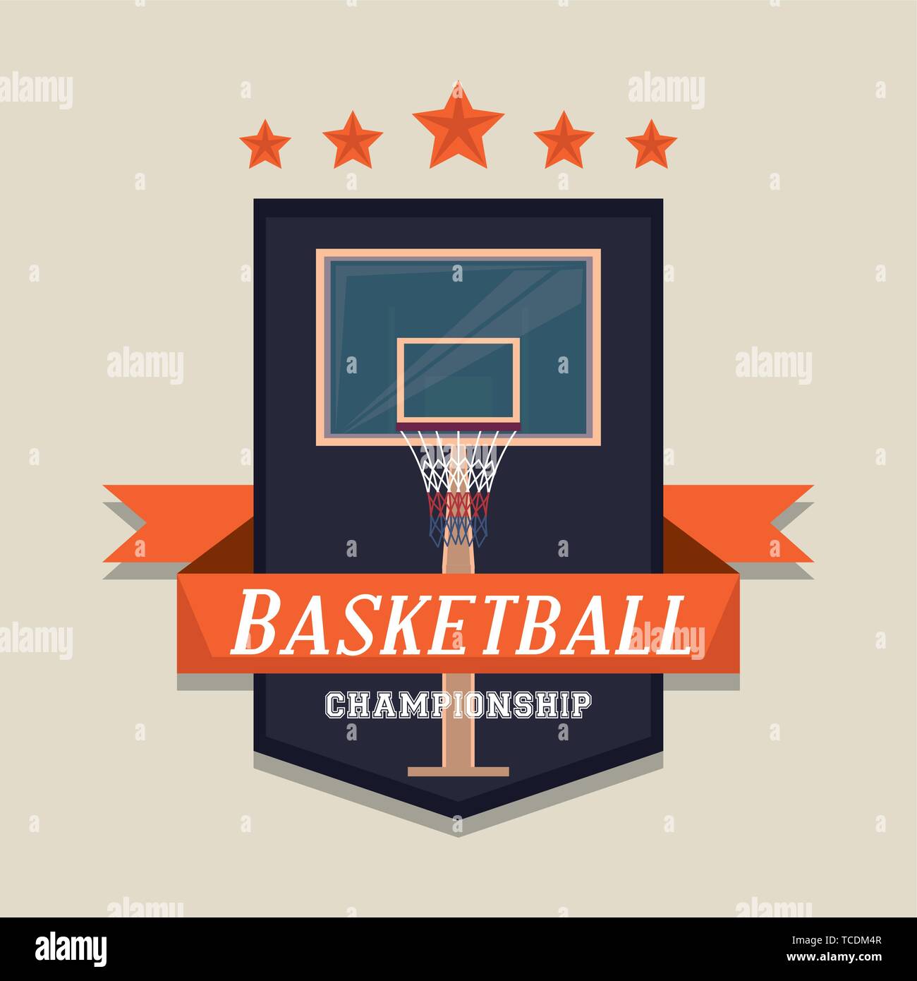 Basketball championship sport game card Stock Vector Image & Art Alamy