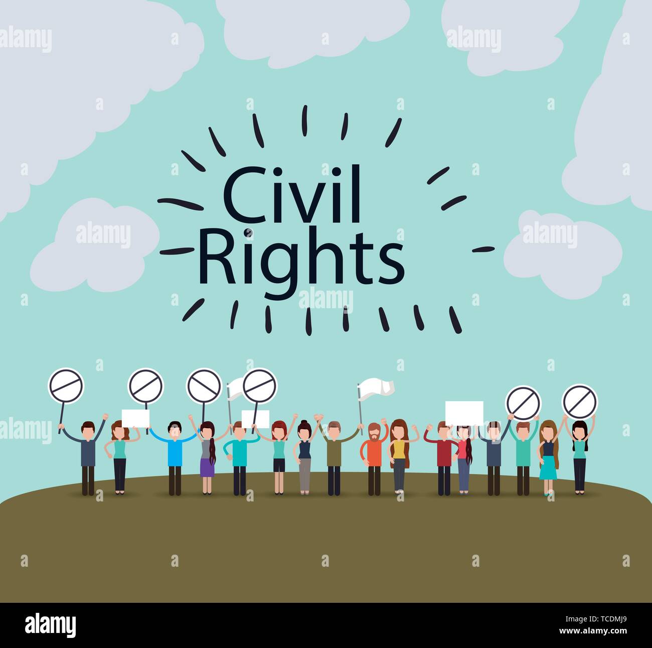 civil rights design vector illustration Stock Vector Image & Art - Alamy