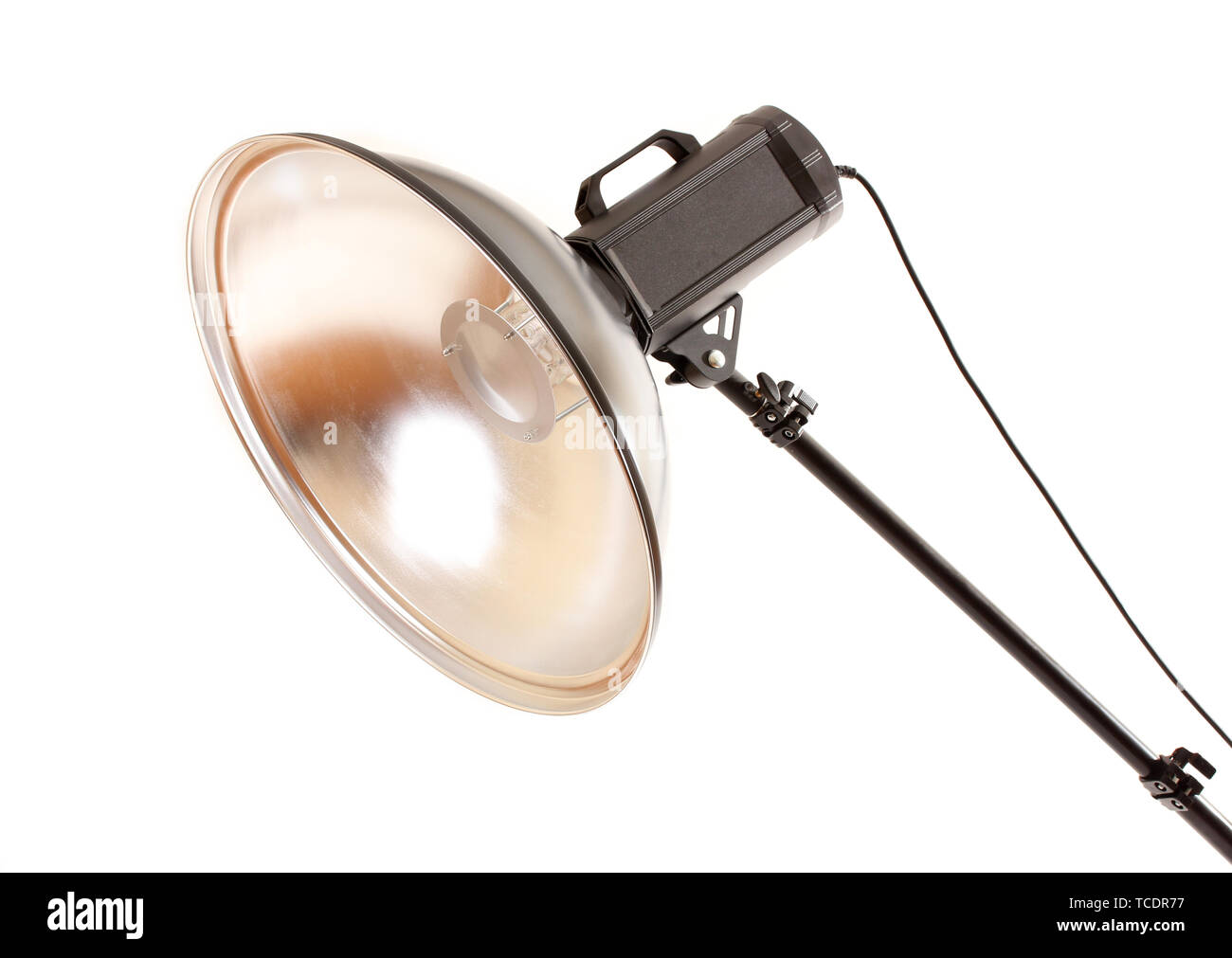 Studio flash with beauty dish Stock Photo - Alamy