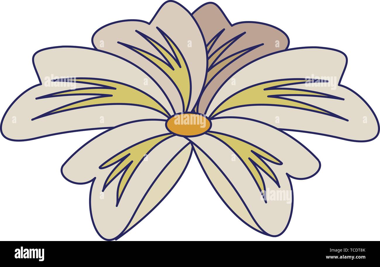 tropical flower icon cartoon isolated Stock Vector Image & Art - Alamy