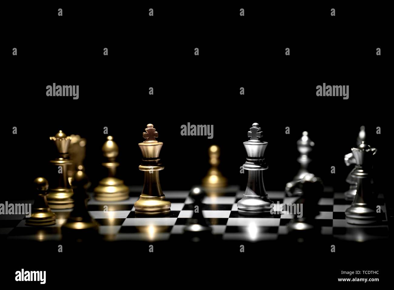 chess board game concept for competition and strategy Stock Photo Alamy
