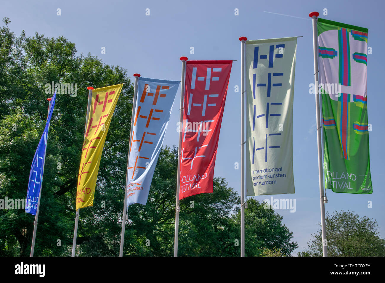 Billboard Holland Festival At Amsterdam The Netherlands 2019 Stock