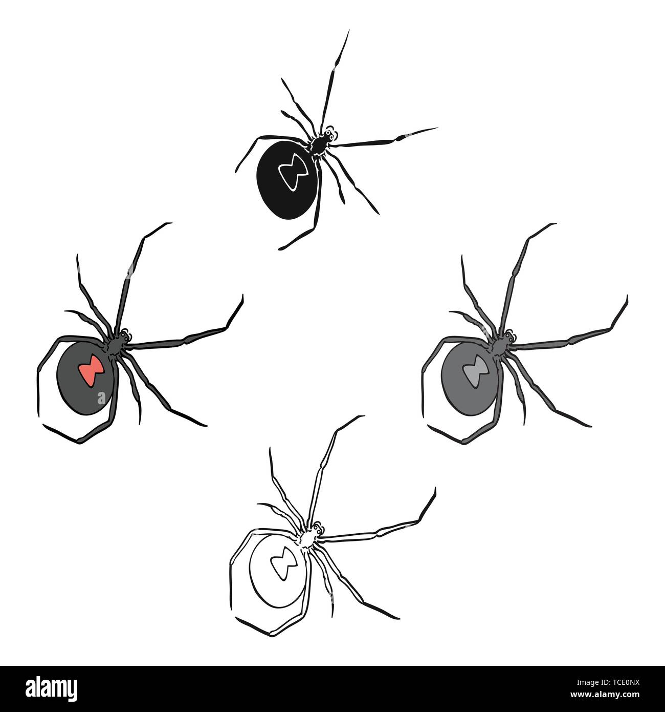 Spiderweb Cartoon High Resolution Stock Photography and Images - Alamy