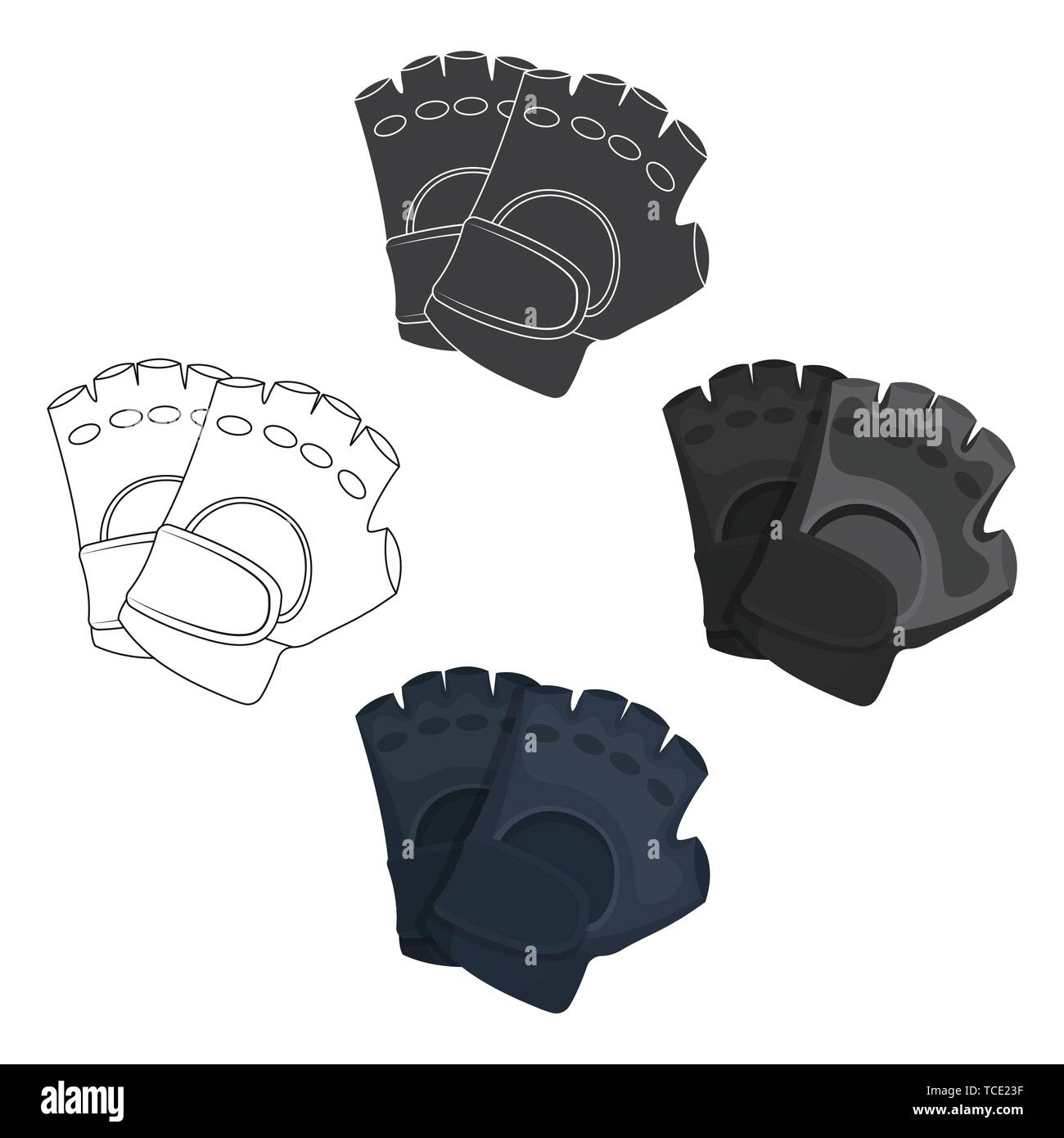 fingerless athletic gloves