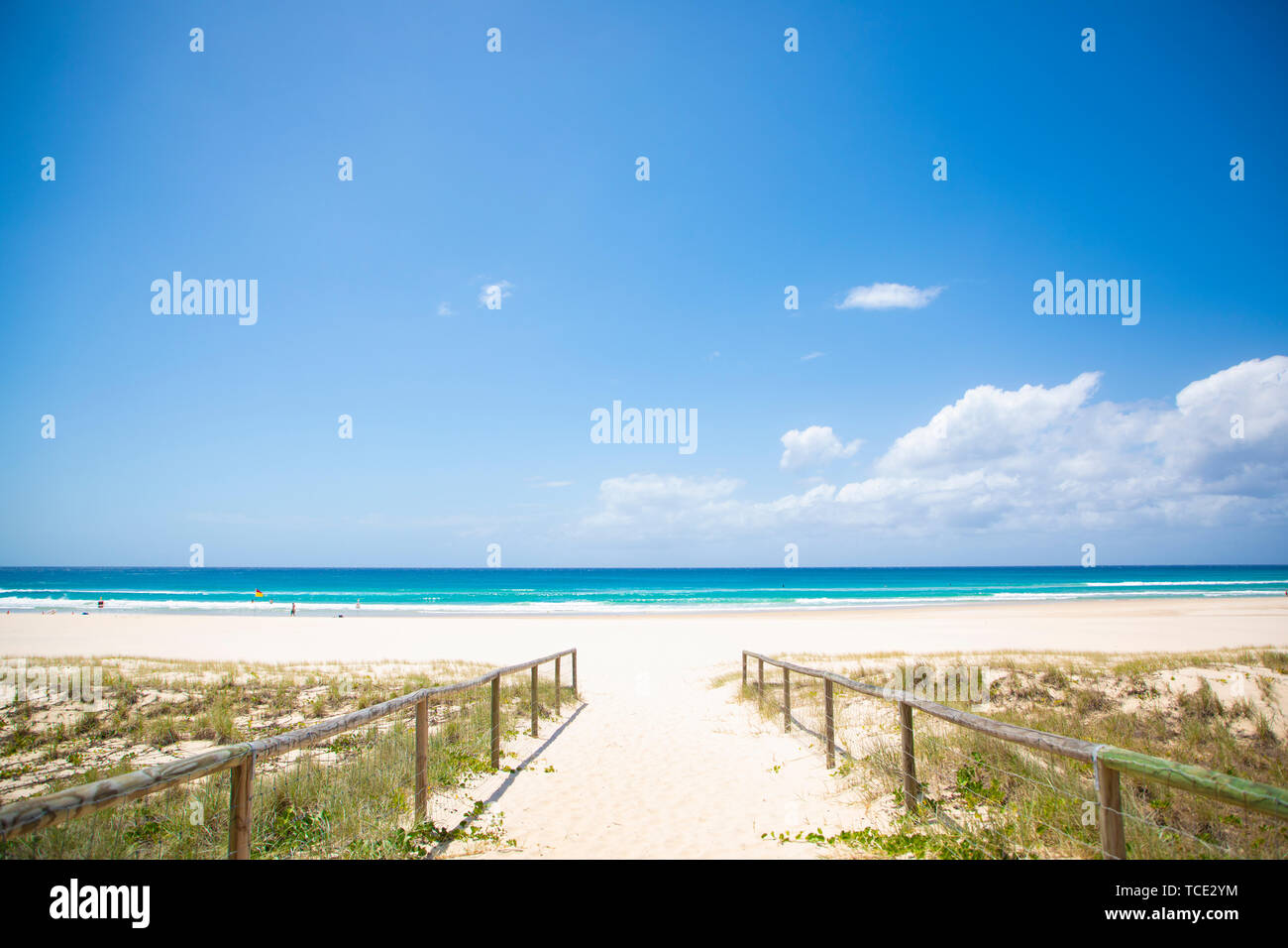 Beach, Gold Coast, Queensland, Australia Stock Photo