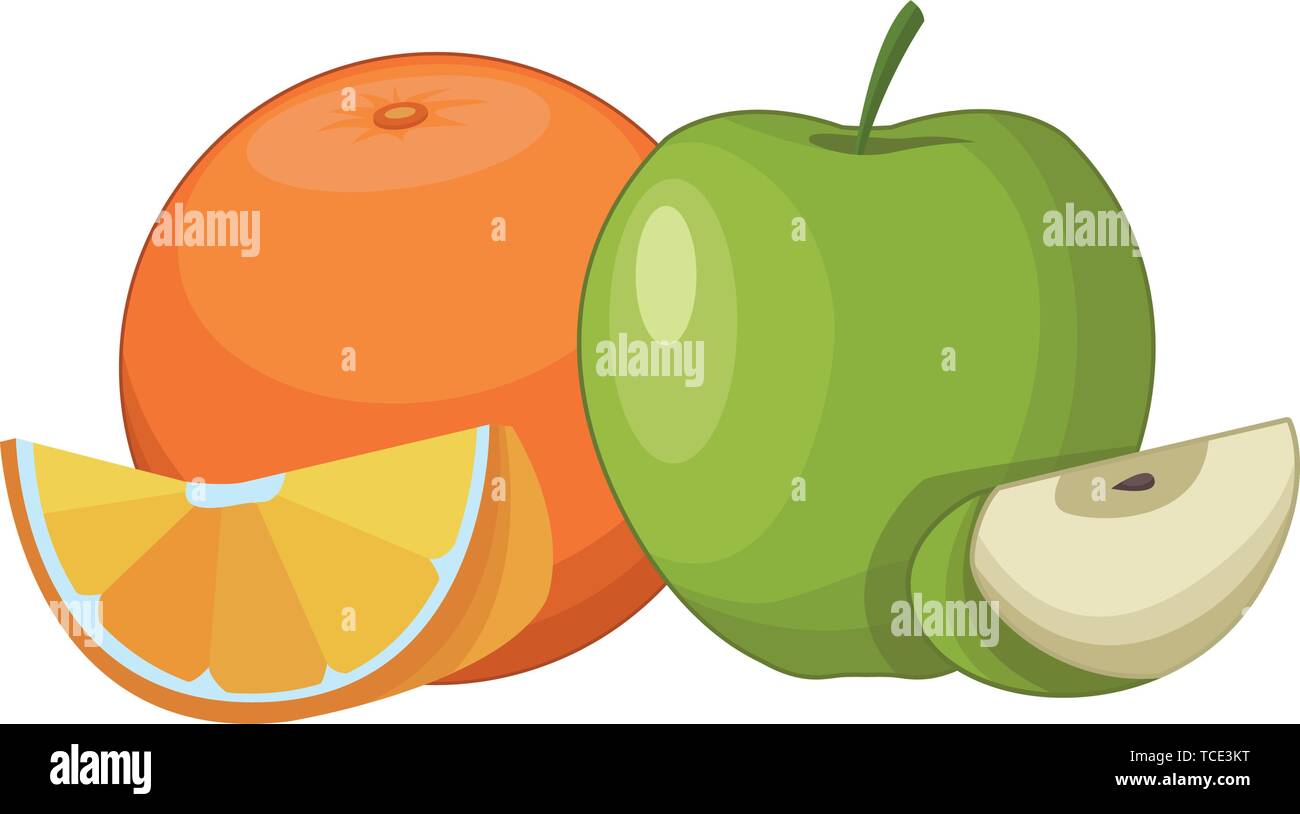 Fresh and delicious tropical fruits Stock Vector Image & Art - Alamy